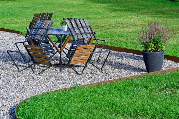 Metal Lawn Edging Installation in Midlothian