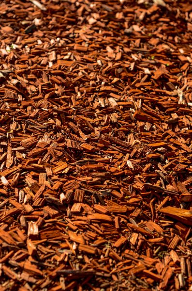 Cedar Mulch Spreading in Midlothian