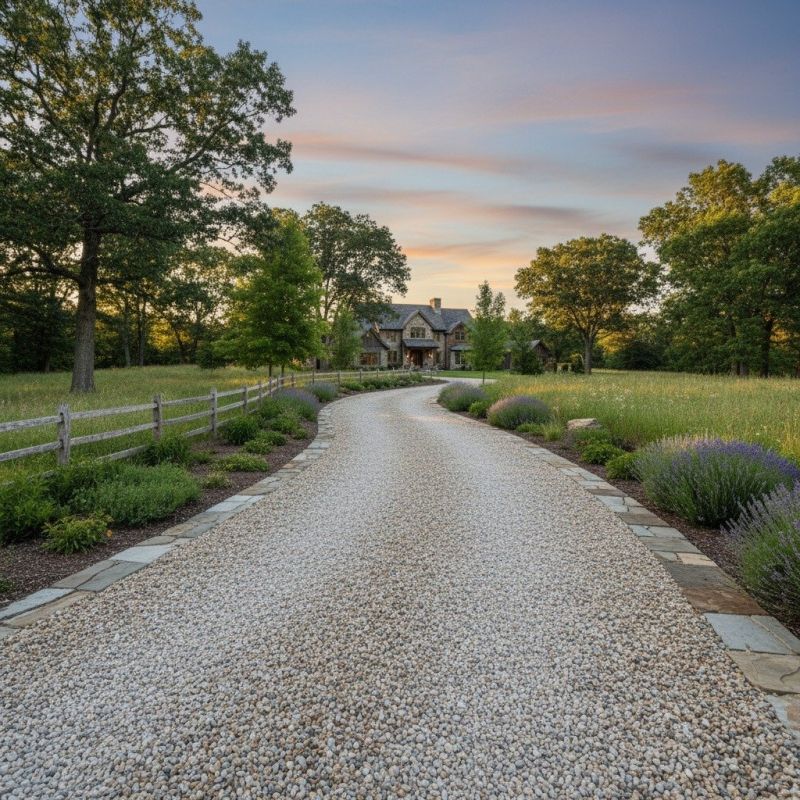 Pea Gravel Delivery detail