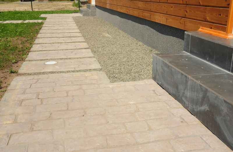 Brick paver pathway